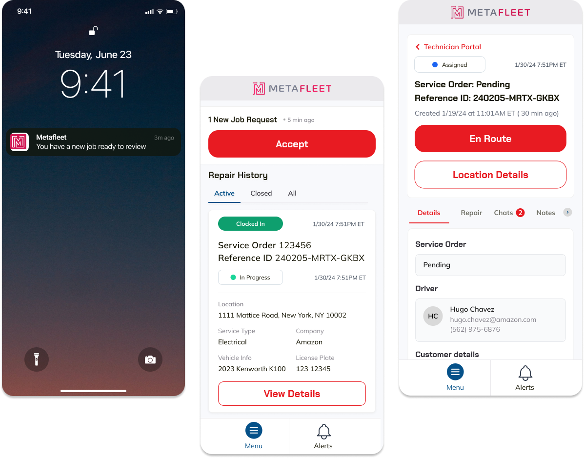 Mobile-Friendly App for Technicians